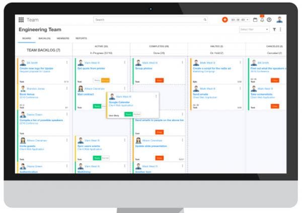 Ravetree Work Management Dashboard