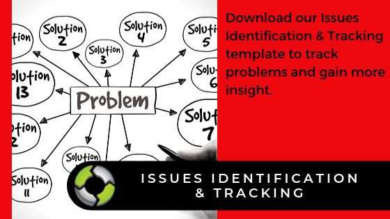 issues identification tracking template