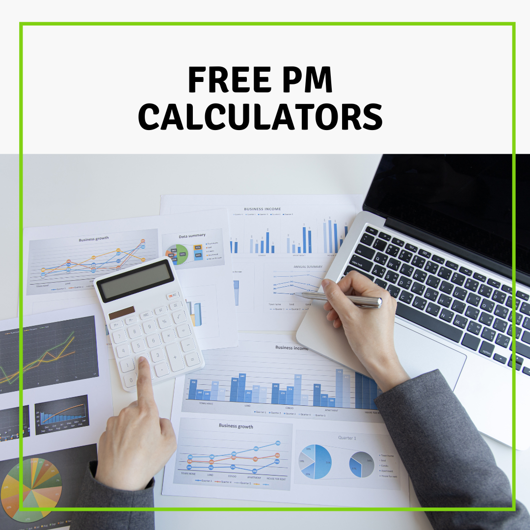 free online project management calculators and resources