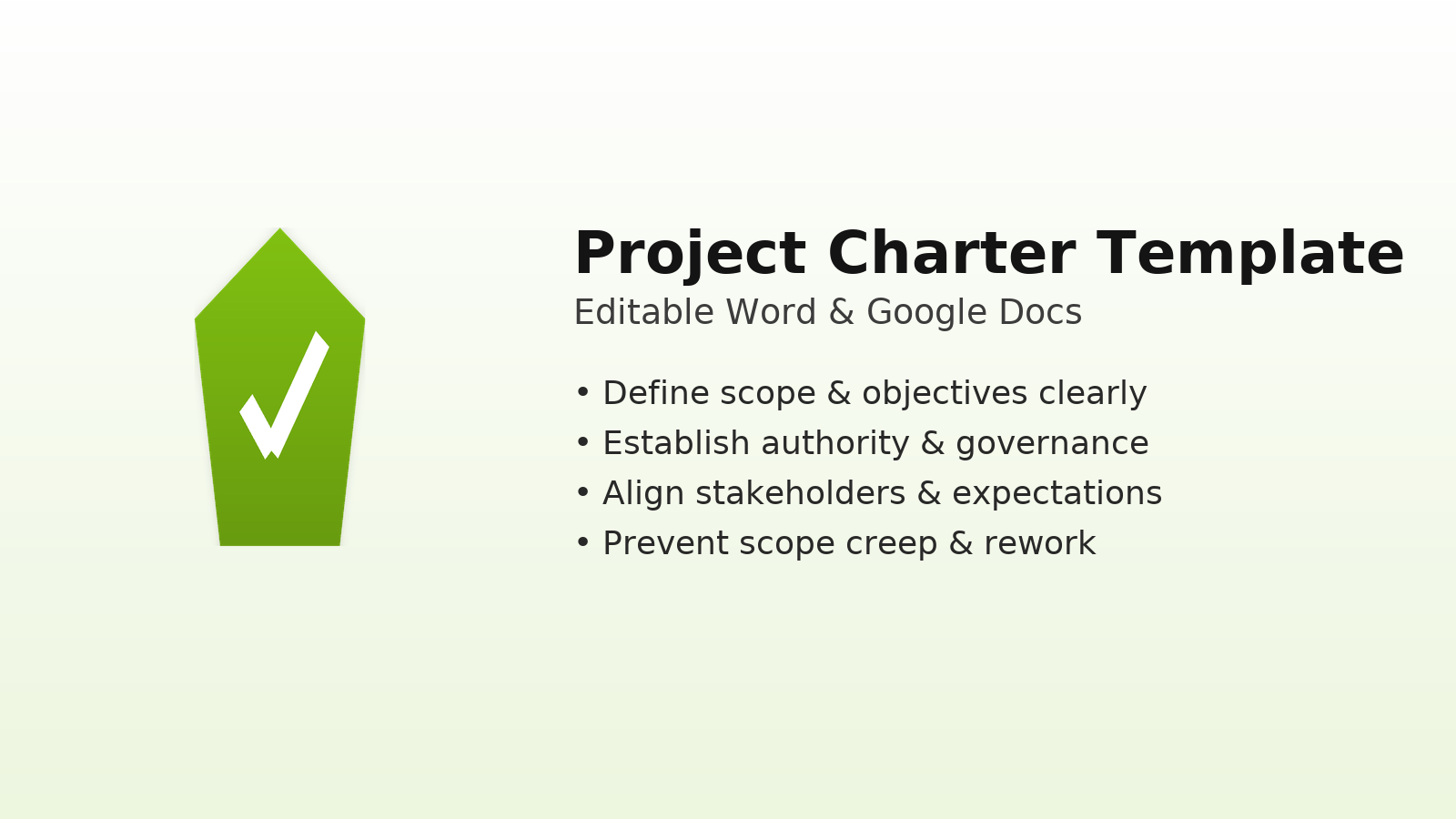 Project Charter Template
