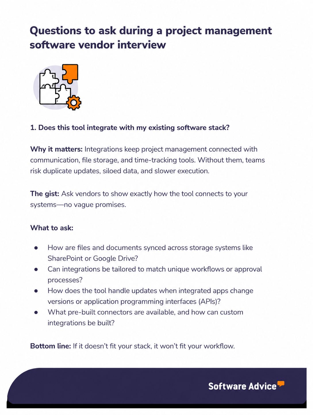 Integration fit page preview
