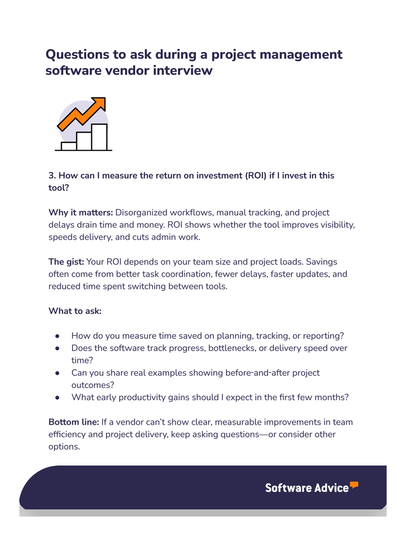ROI and productivity gains page preview