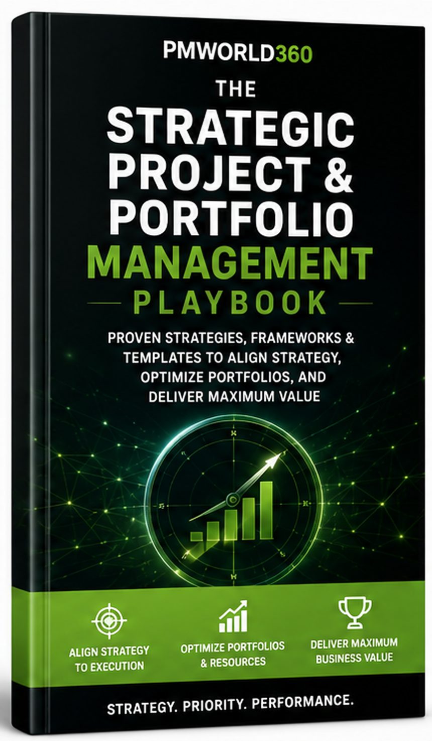 The AI-Powered Strategic Project and Portfolio Management Playbook cover