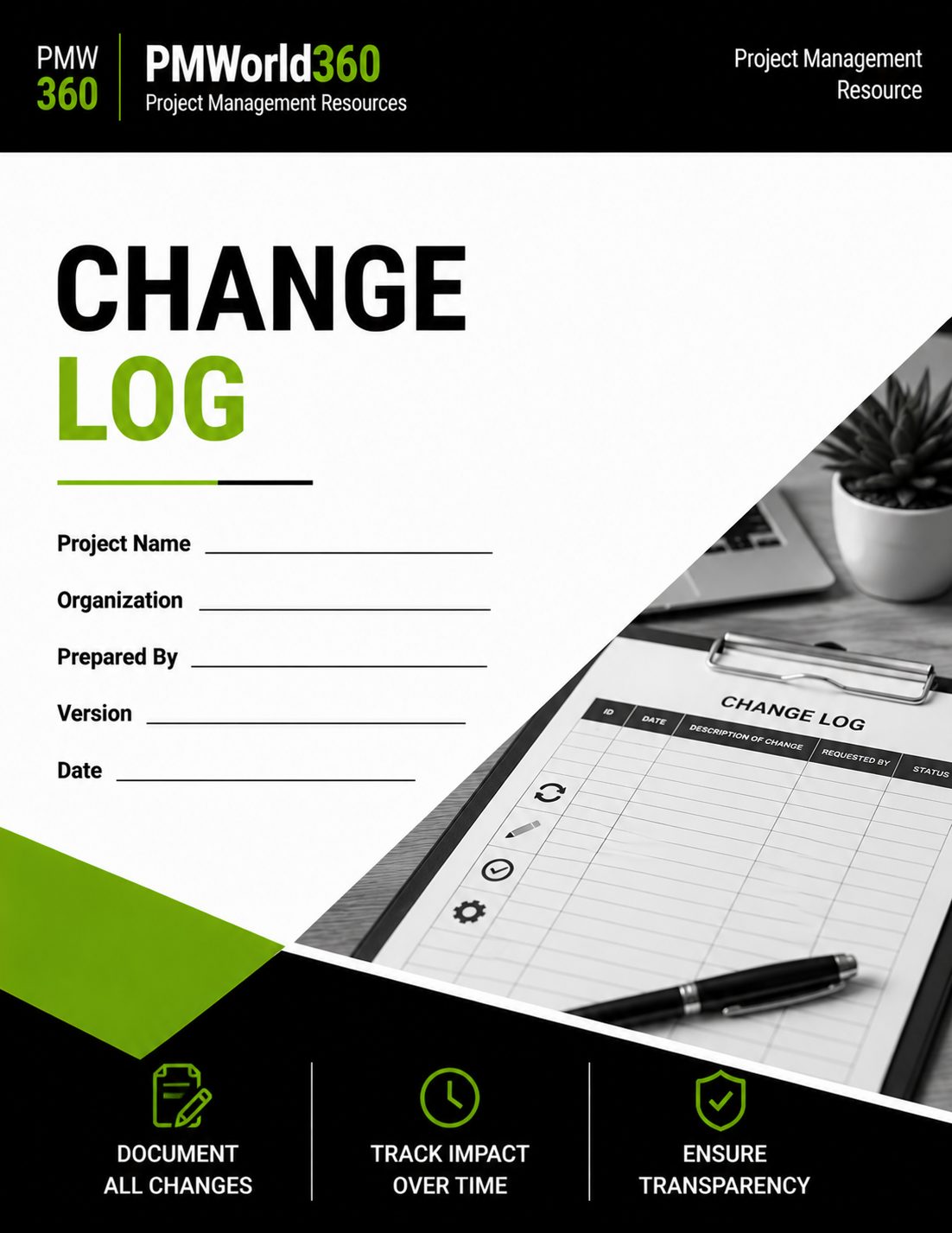 Change Log Template