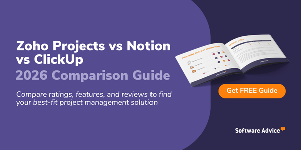 Zoho Projects vs Notion vs ClickUp 2026 Comparison Guide - Get Free Guide