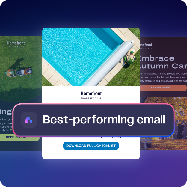 Active Intelligence 3.0 Wavelength content performance showing a best-performing email